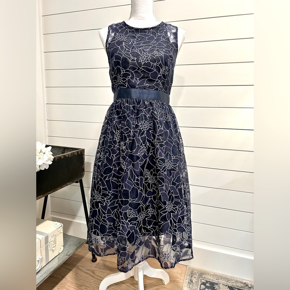 MiXT by Heidi Weisel Sheer Overlay Dress